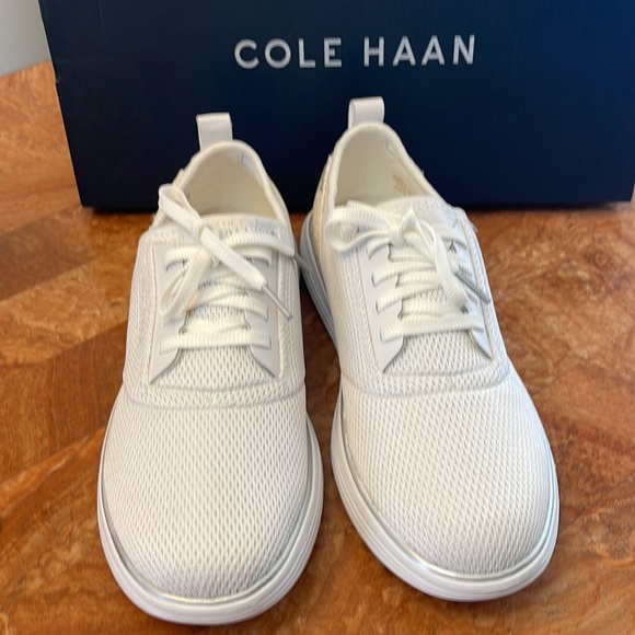 NIB  Cole Haan | Optic White Snake Grandsport Sneaker ZL840 - Picture 9 of 14